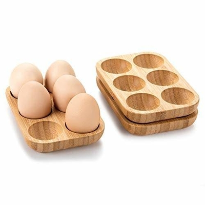 Zestaw z 6 otworami z drewnianych jajek