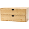 Pudełko do przechowywania kosmetyków z naturalnego organicznego bambusa Funkcjonalne 12,99 x 7,48 x 6,26 cala