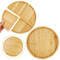 Przeciwbakteryjna drewniana tablica bambusowa z czterema rozdzielnikami