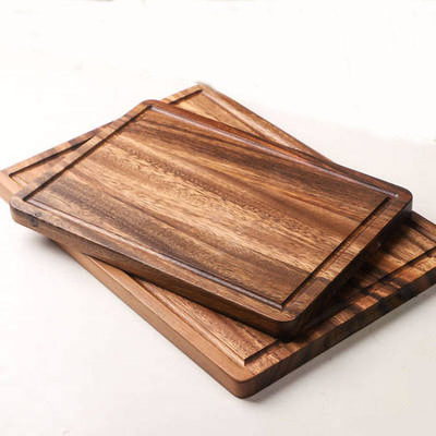 Kuchnia 15mm deska do krojenia z drewna orzechowego łatwa do czyszczenia powierzchnia antypoślizgowa