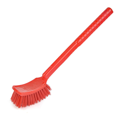 Plastikowa szczotka toaletowa z długim uchwytem 45 × 5 cm Dwustronna szczotka hokejowa do czyszczenia