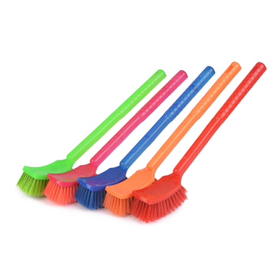 Plastikowa szczotka toaletowa z długim uchwytem 45 × 5 cm Dwustronna szczotka hokejowa do czyszczenia