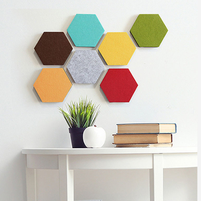 Samoprzylepne filcowe panele akustyczne o grubości 9 mm Wall Art Dekoracyjne miękkie dźwiękoszczelne