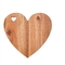 Niestandardowa bambusowa deska do krojenia w kształcie serca o grubości 1,5 cm do serwowania wędlin