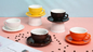 naczynia ceramiczne ceramiczne filiżanki do espresso ze spodkiem filiżanki do kawy kubek